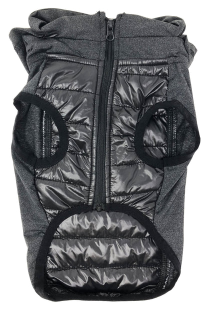 Pet Life ® 'Apex' Lightweight Hybrid 4-Season Stretch and Quick-Dry Dog Coat w/ Pop out Hood