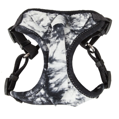 Pet Life ®  'Bonatied' Mesh Reversed Adjustable Fashion Dog Harness W/ Designer Neck Tie