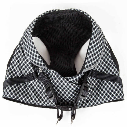 Pet Life ® 'Checkerwag' Checkered Mesh Reversed and Adjustable Fashion Dog Harness