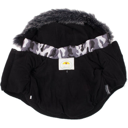 Pet Life ® Classic Metallic Fashion 3M Insulated Dog Coat Parka  w/ Removable Hood