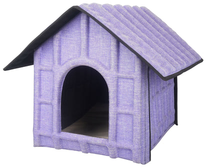 Pet Life ® 'Collapsi-Pad' Folding Lightweight Travel Pet House with inner Mat