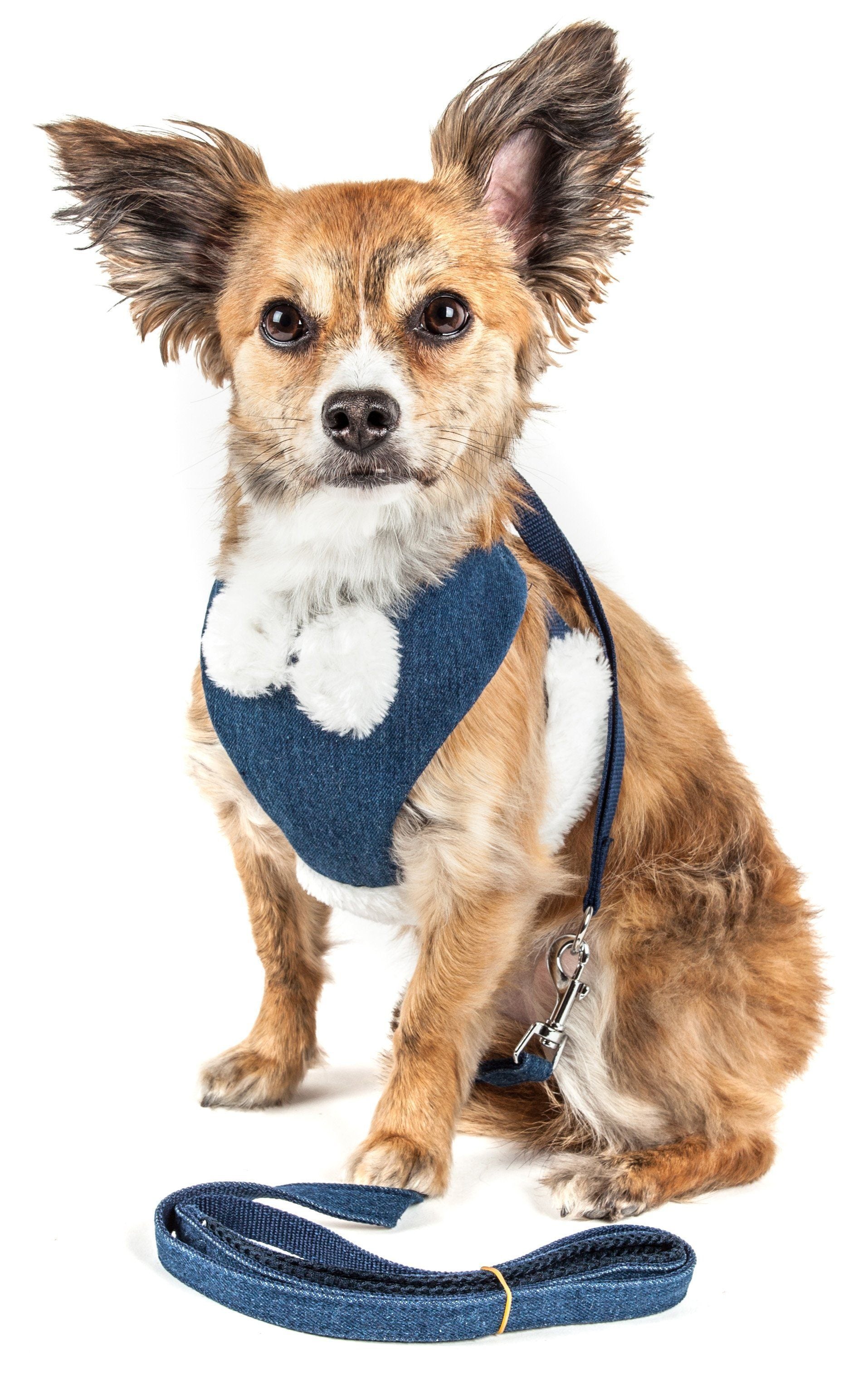 Pet Life ® Luxe 'Pom Draper' 2-In-1 Adjustable Fashion Dog Harness and ...