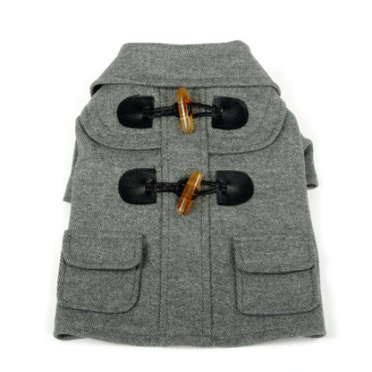Pet Life ® 'Military Static' Rivited Fashion Collared Wool Dog Jacket Coat