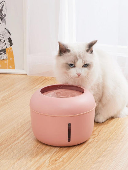 Pet Life ® 'Moda-Pure' Ultra-Quite Filtered Dog and Cat Fountain Waterer