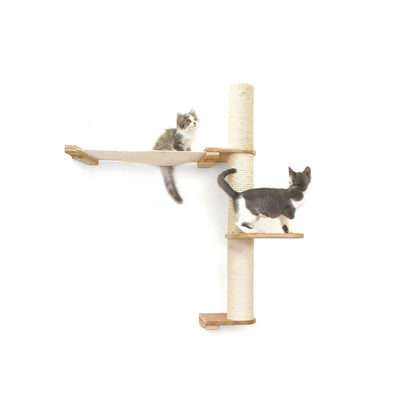 The Crow's Nest - A Wall Cat Scratcher with Hammock