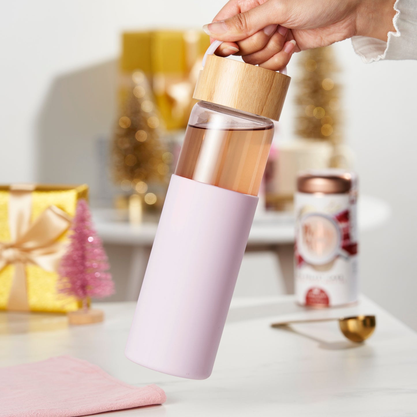 Dana Glass Travel Mug in Lavender