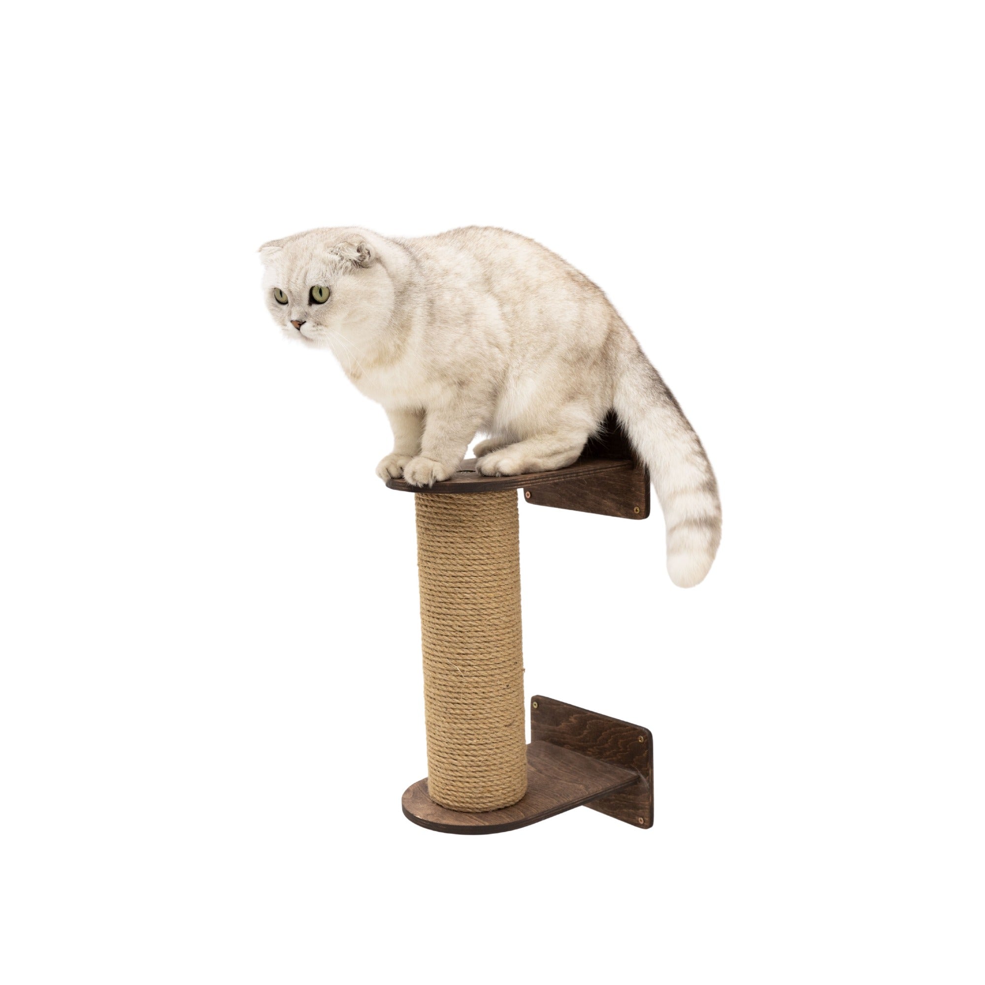 Small Cat Tree – Dark Walnut – Loving Cats Worldwide®