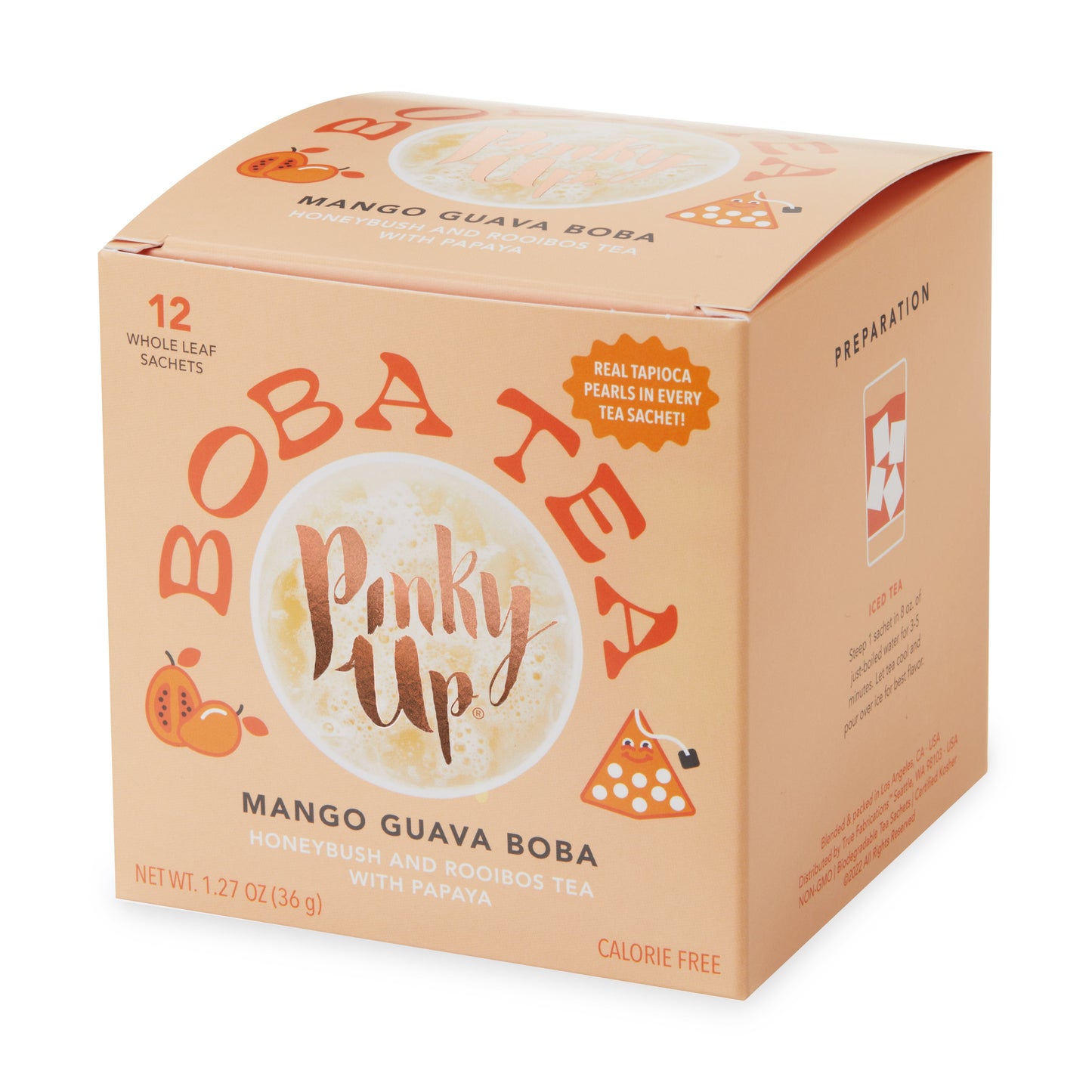 Mango Guava Boba Tea Sachets