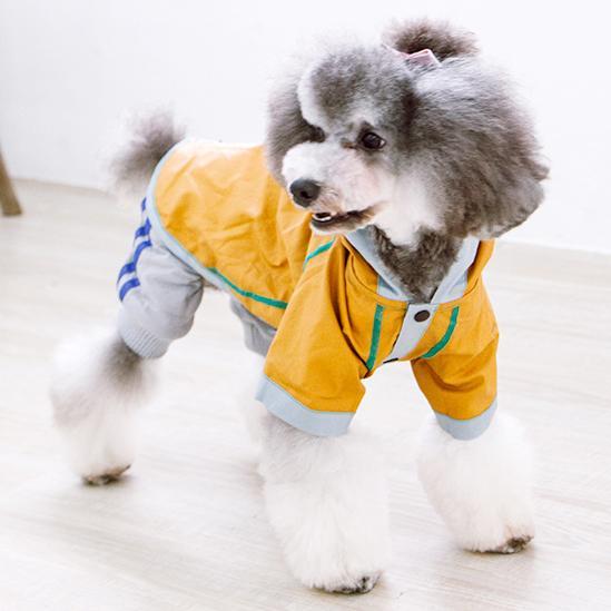 Touchdog 'Cloudburst' Reversible Fashion Waterproof Dog Raincoat