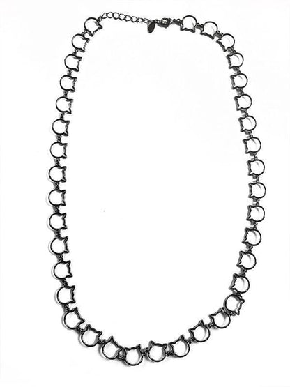 Cat Head Chain Link | Necklace