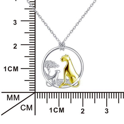 Lion and Cub Necklace