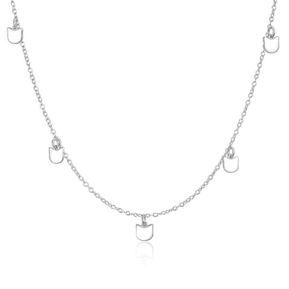 Sterling Silver Cat Charm Necklace | Cat Necklace