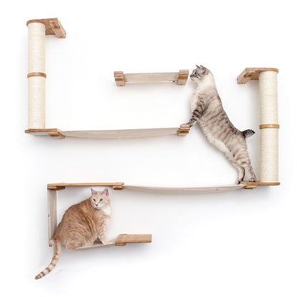 The Roman - A Wall Mounted Cat Scratcher Tree