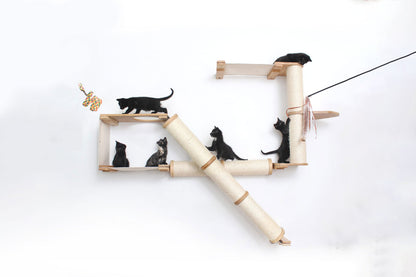 The Crossroads - Cat Wall Scratcher - Tree with Ramp